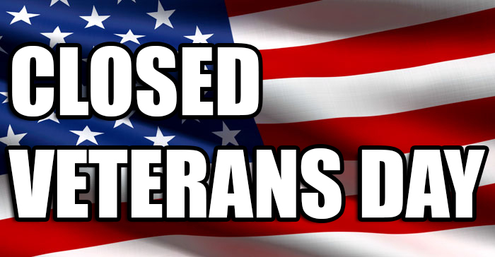 City Offices Closed - Veteran's Day (2021)