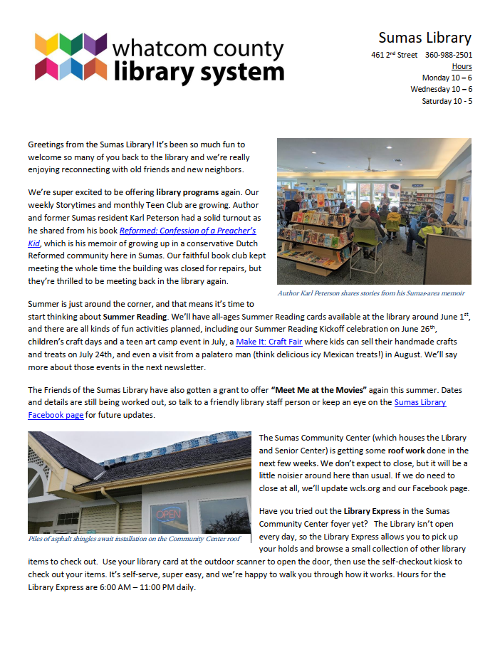 MayJune 2023 page 4 image City of Sumas Washington